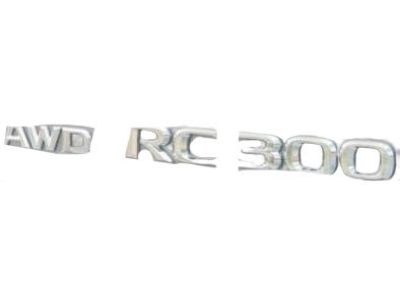 Lexus RC Turbo Emblem - 75443-24200