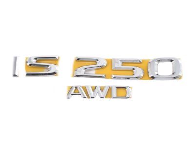 2009 Lexus IS250 Emblem - 75443-53080