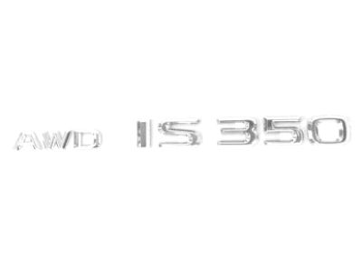 2017 Lexus IS Turbo Emblem - 75443-53230