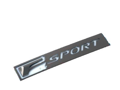 Lexus 75443-53270 Luggage Compartment Door Name Plate, No.1