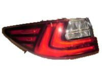 Lexus 81561-33740 Lens & Body, Rear Combination Lamp