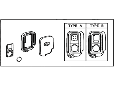 Lexus 89904-48701 Electrical Key Transmitter Sub-Assembly
