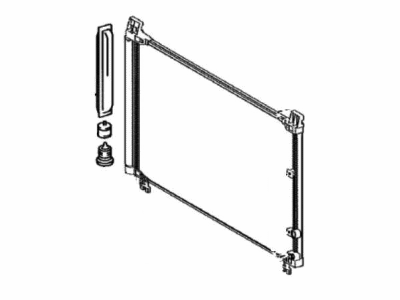 Lexus IS300 A/C Condenser - 884A0-53050