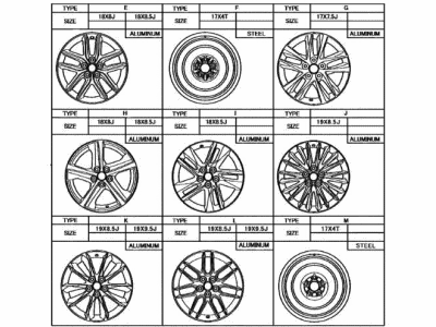 2021 Lexus IS350 Spare Wheel - 4261A-53540