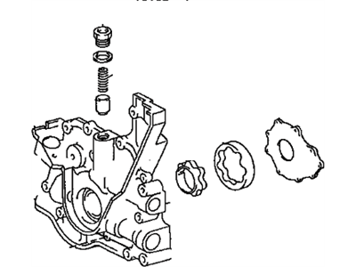 Lexus 15100-50021 Pump Assembly, Oil