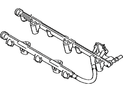 Lexus 23870-0P011 Pipe Assembly, Fuel Delivery