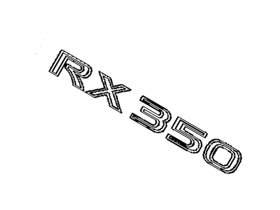 2013 Lexus RX350 Emblem - 75443-48140