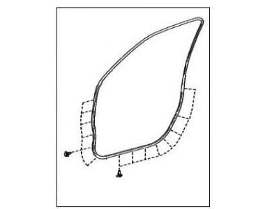 Lexus LX600 Door Seal - 67862-60180