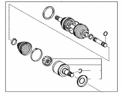 2023 Lexus LX600 Axle Shaft - 43410-60170