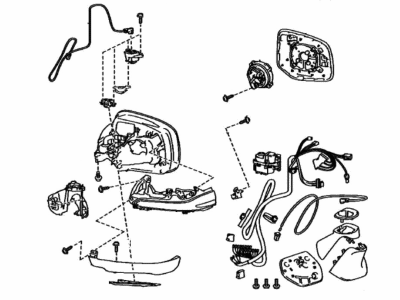 2023 Lexus LX600 Car Mirror - 87910-60X70