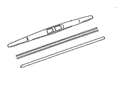 Lexus 85242-60140 BLADE, RR WIPER