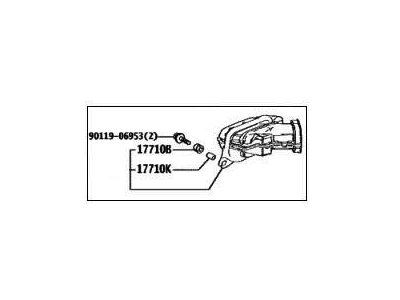 2023 Lexus LX600 Air Duct - 17806-70060