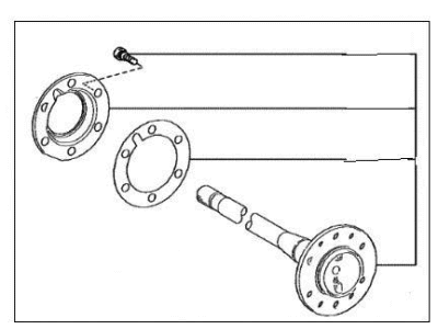 Lexus 42301-60050 SHAFT SUB-ASSY, RR A