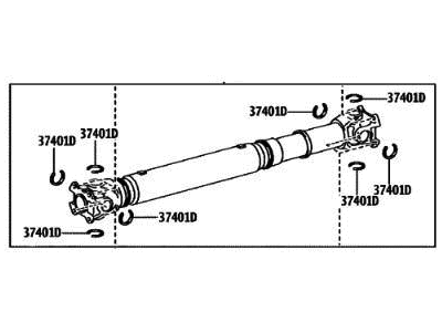 Lexus GX550 Drive Shaft - 37140-60680