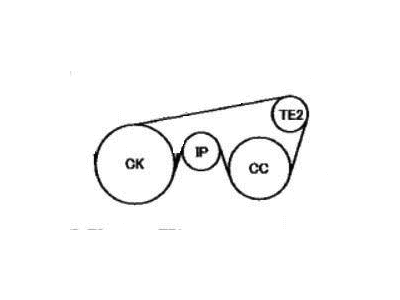 2025 Lexus GX550 Drive Belt - 90916-02750