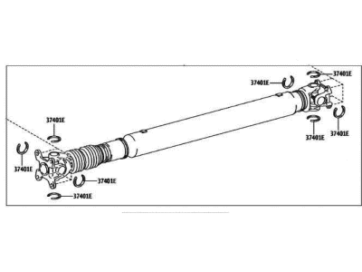 Lexus LX600 Drive Shaft - 37110-60C90