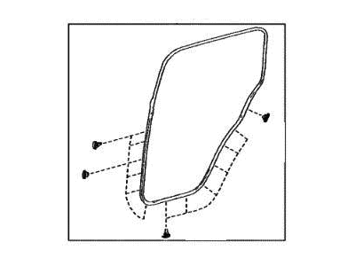 Lexus LX600 Door Seal - 67872-60140