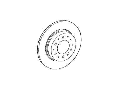 Lexus GX550 Brake Disc - 42431-60350