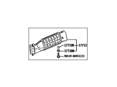 2023 Lexus LX600 Air Duct - 17752-70020