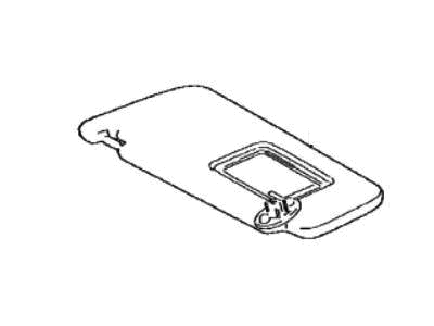 Lexus 74320-60K70-C0 VISOR ASSY, LH
