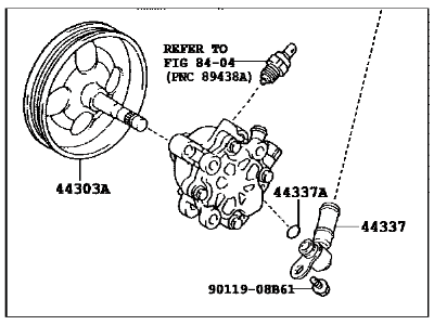 Lexus 44310-33170 Power Steering Pump
