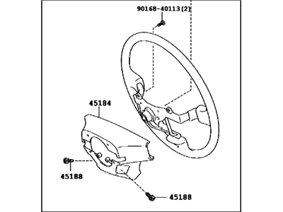 Lexus 45100-53421-C0 Steering Wheel Assembly