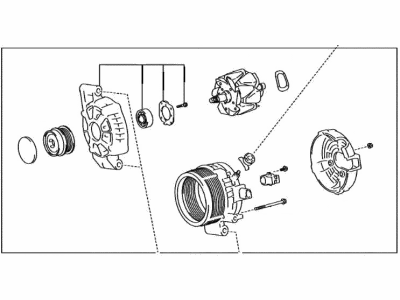 2024 Lexus NX350h Alternator - 27060-F0060