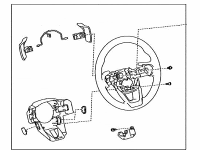 Lexus NX350h Steering Wheel - 45100-78130-C2