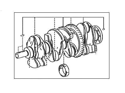 Lexus TX500h Crankshaft - 13401-25060