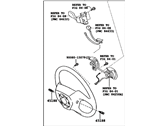 Lexus RX350 Steering Wheel - 45100-0E110-C0 Steering Wheel Assembly