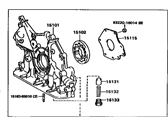 Lexus ES300 Oil Pump - 15100-20020 Pump Assembly, Oil