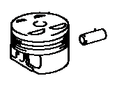 Lexus ES300 Piston - 13101-20010 Piston Sub-Assy, W/Pin