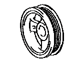 Lexus ES350 Crankshaft Pulley - 13470-31030 Pulley, Crankshaft