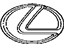 Lexus 53141-48100 Radiator Grille Emblem (Or Front Panel)
