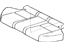 Lexus 71075-53040-A2 Rear Seat Back Cover (For Bench Type)