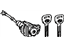 Lexus 69052-48110 Door Lock Cylinder & Key Set, Left