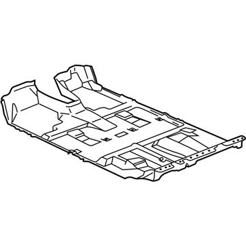 58510-0E011-B0 Genuine Lexus Carpet Assy, Floor, Front