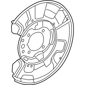 Lexus LC500 Backing Plate - 46504-11021