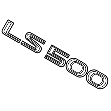 2020 Lexus LS500 Emblem - 75443-50190
