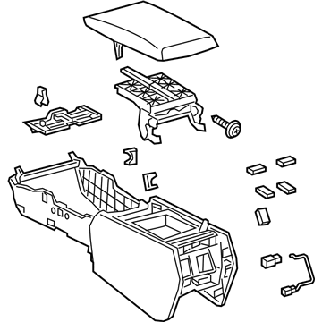Lexus 58810-50461-22 Box Assembly, Console