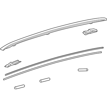 Lexus 63460-76010 Rack Assy, Roof, RH