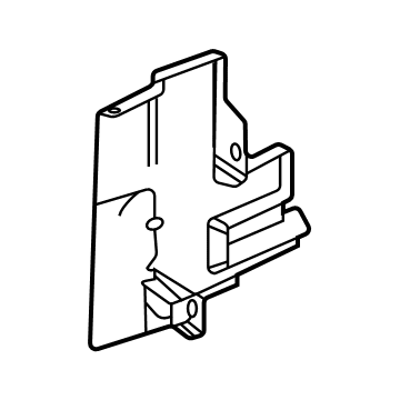 Lexus 16593-70050 GUIDE, RADIATOR AIR