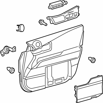 Lexus 67610-0E190-C1 Panel Assembly, Front Door