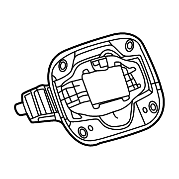 Lexus NX250 Fuel Door - 77305-F6012