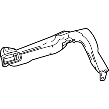 Lexus 55084-60130 DUCT SUB-ASSY, HEATE