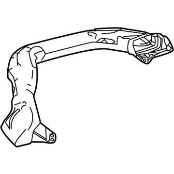 Lexus 55086-60030 DUCT SUB-ASSY, HEATE