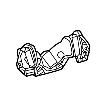 Lexus 55844-60370 DUCT, EVAPORATOR TO