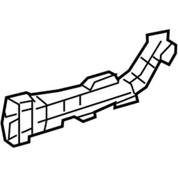 Lexus 87201-06760 Duct Sub-Assembly, Air