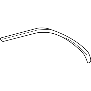 Lexus LS430 Door Moldings - 75764-50010