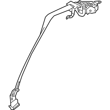 Lexus 73360-11010-C7 Belt Assembly, Rear Seat